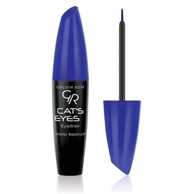 خط چشم آبی گلدن رز مدل CATS EYE