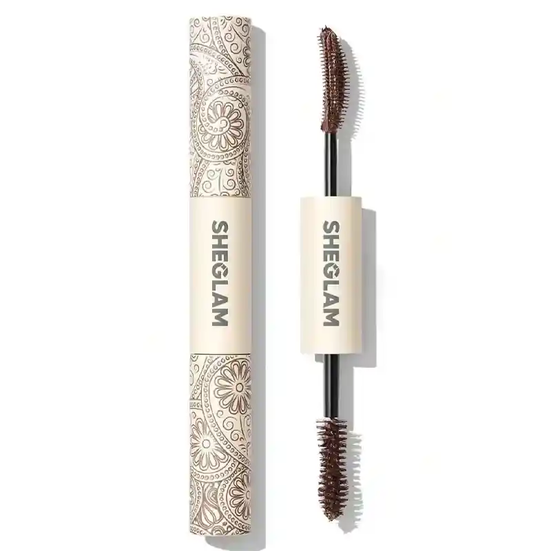 Sheglam  ریمل قهوه ای دو سر شیگلم حجم دهنده و بلند کننده مدل ALL IN ONE
