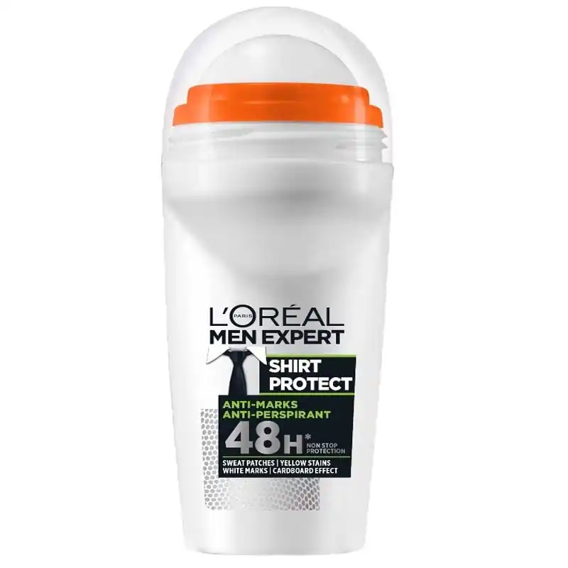 LOreal  رول ضد تعریق لورآل مدل SHIRT PROTECT حجم 50 میلی لیتر