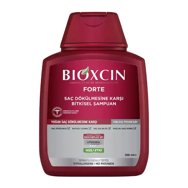 Bioxsine  شامپو ضد ریزش قرمز فورت بیوکسین BIOXCIN FORTE SHAMPOO