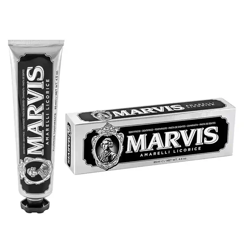 Marvis خمیر دندان شیرین بیان مارویس مدل MARVIS AMARELLI LICORICE حجم ۸۵ میل
