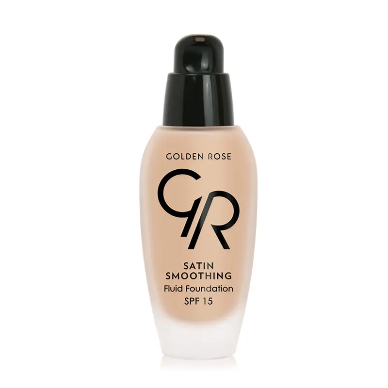 Golden Rose کرم پودر ساتین گلدن رز مدل GOLDEN RORSE SATIN SMOOTHING FLUID FOUNDATION