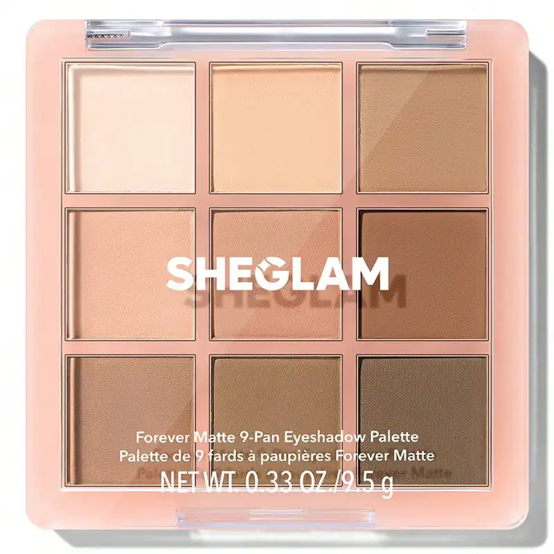 Sheglam سایه 9 رنگ شیگلم مدل SHEGLAM FOREVER MATTE 9-PAN EYESHADOW PALLETE