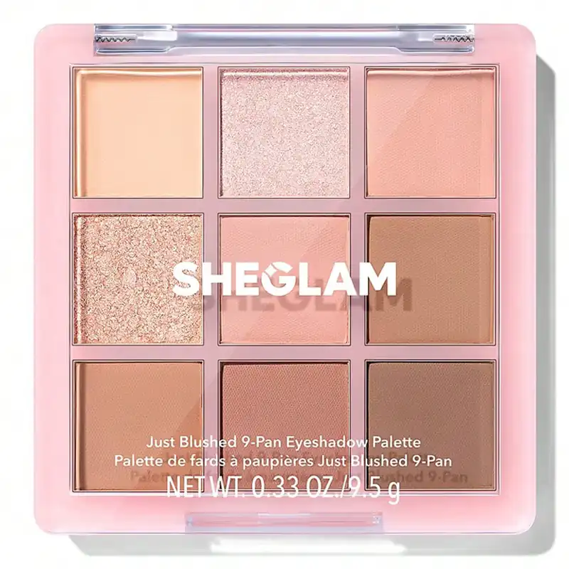 Sheglam سایه 9 رنگ شیگلم مدل SHEGLAM JUST BLUSHED 9-PAN EYESHADOW PALLETE